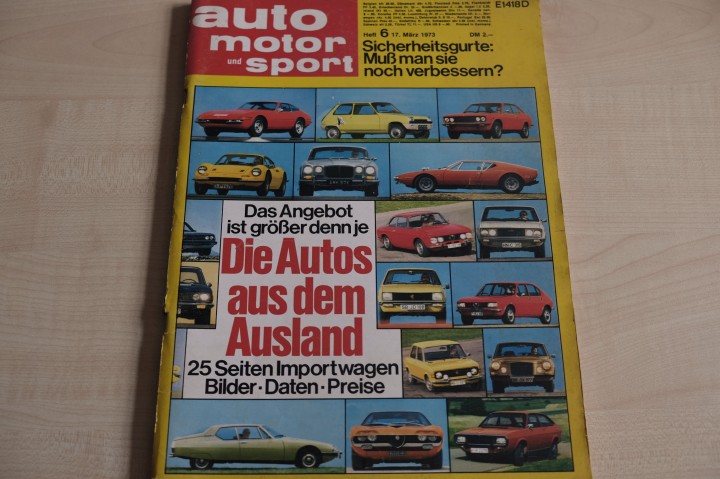 Auto Motor und Sport 06/1973